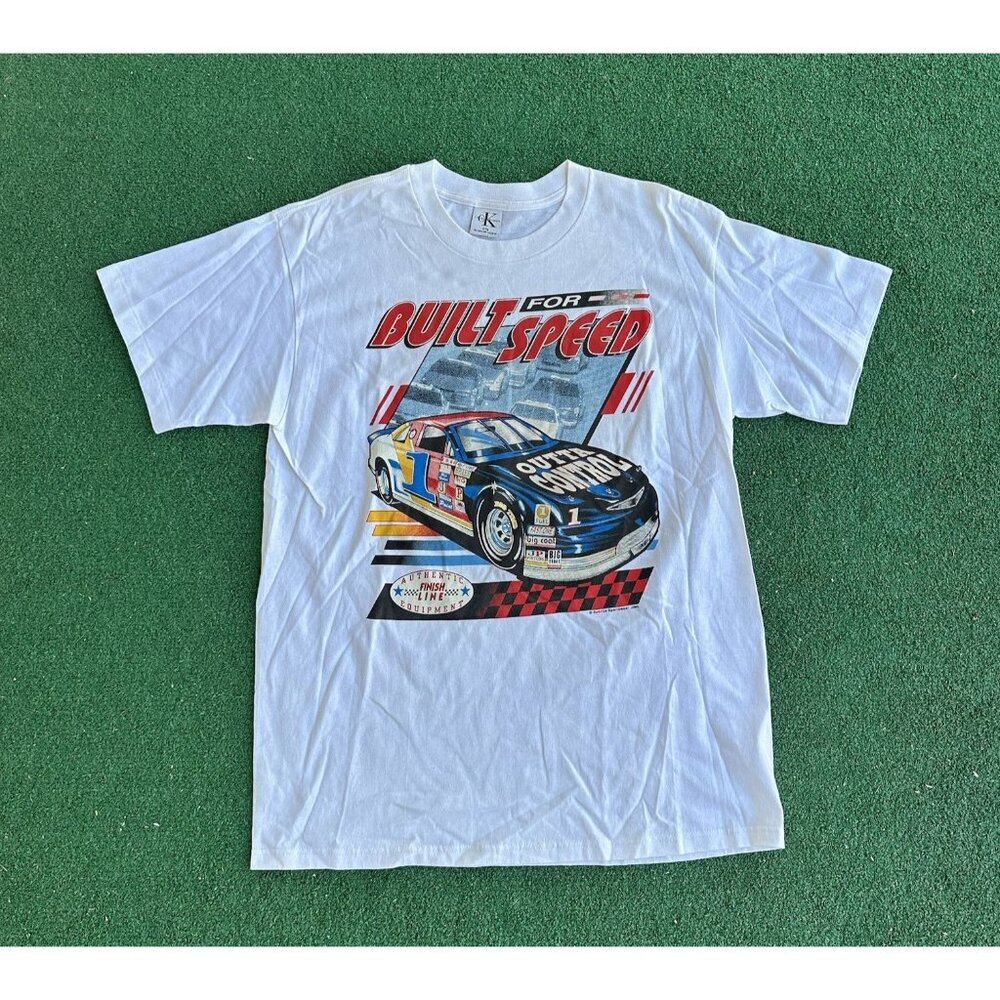 Vintage 90’s Built For Speed NASCAR RACING Sunrise Sportswear T Shirt Size S
